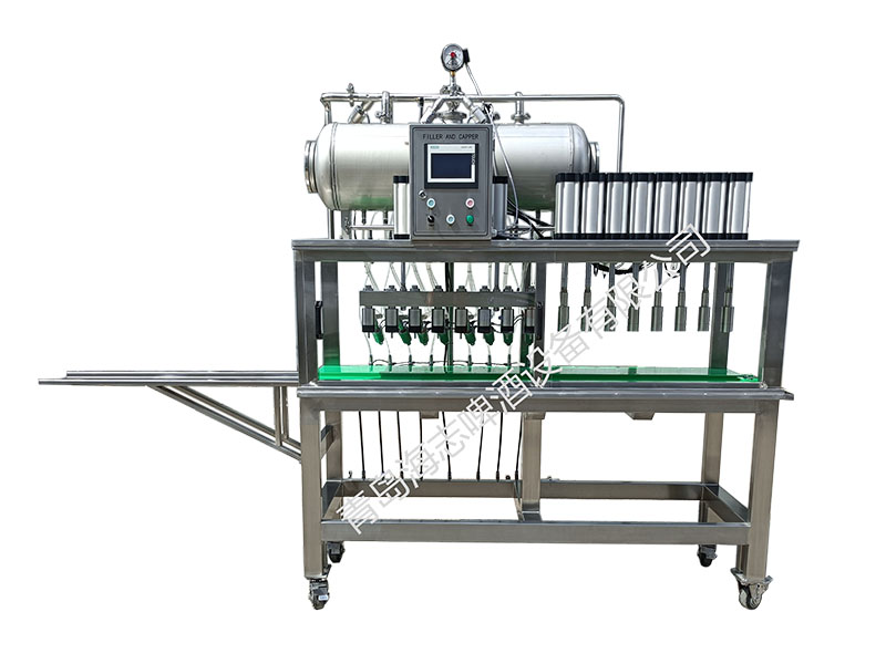 Beer Bottle Filling and Capping AIO Machine